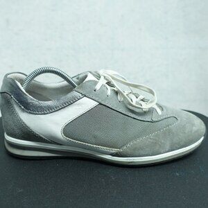 Valleverde Comfort Sneaker Shoes Unisex Size 42 Gray/White Lace Up Closure